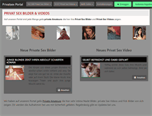 Tablet Screenshot of privatsex-portal.com